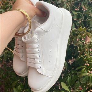 ALEXANDER MCQUEEN Oversized Women's White Sneakers size:(44) 13